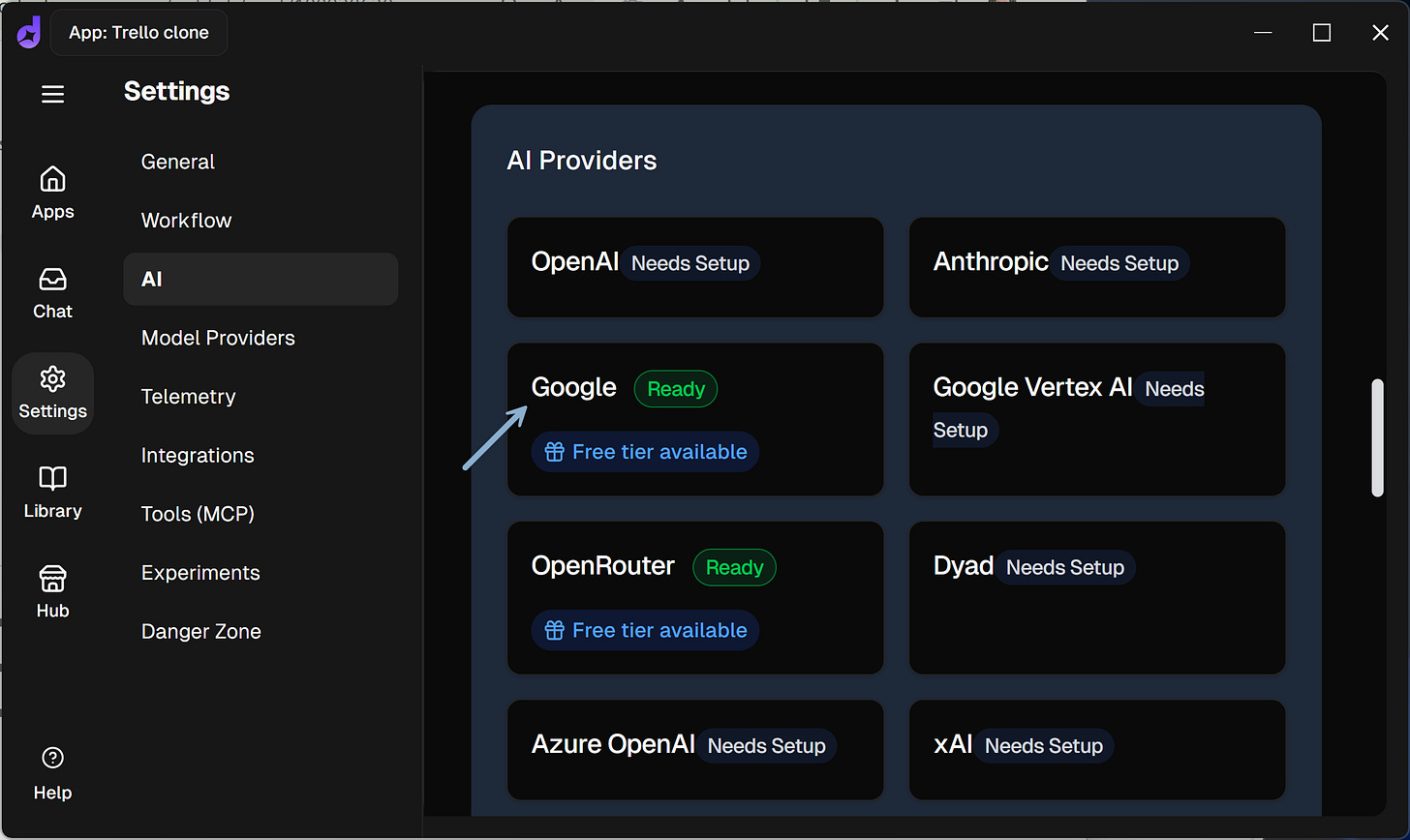 Use Gemini API Key in Dyad Use Gemini API Key in Dyad
