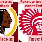 Redskins outrage was cancel-culture con, ignited by group with cartoon-clown Native caricature mascot