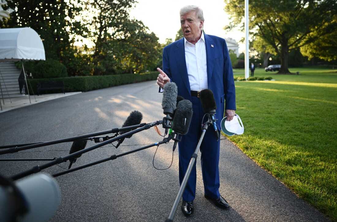 Trump used the f-word on camera. It may be a presidential 1st : NPR