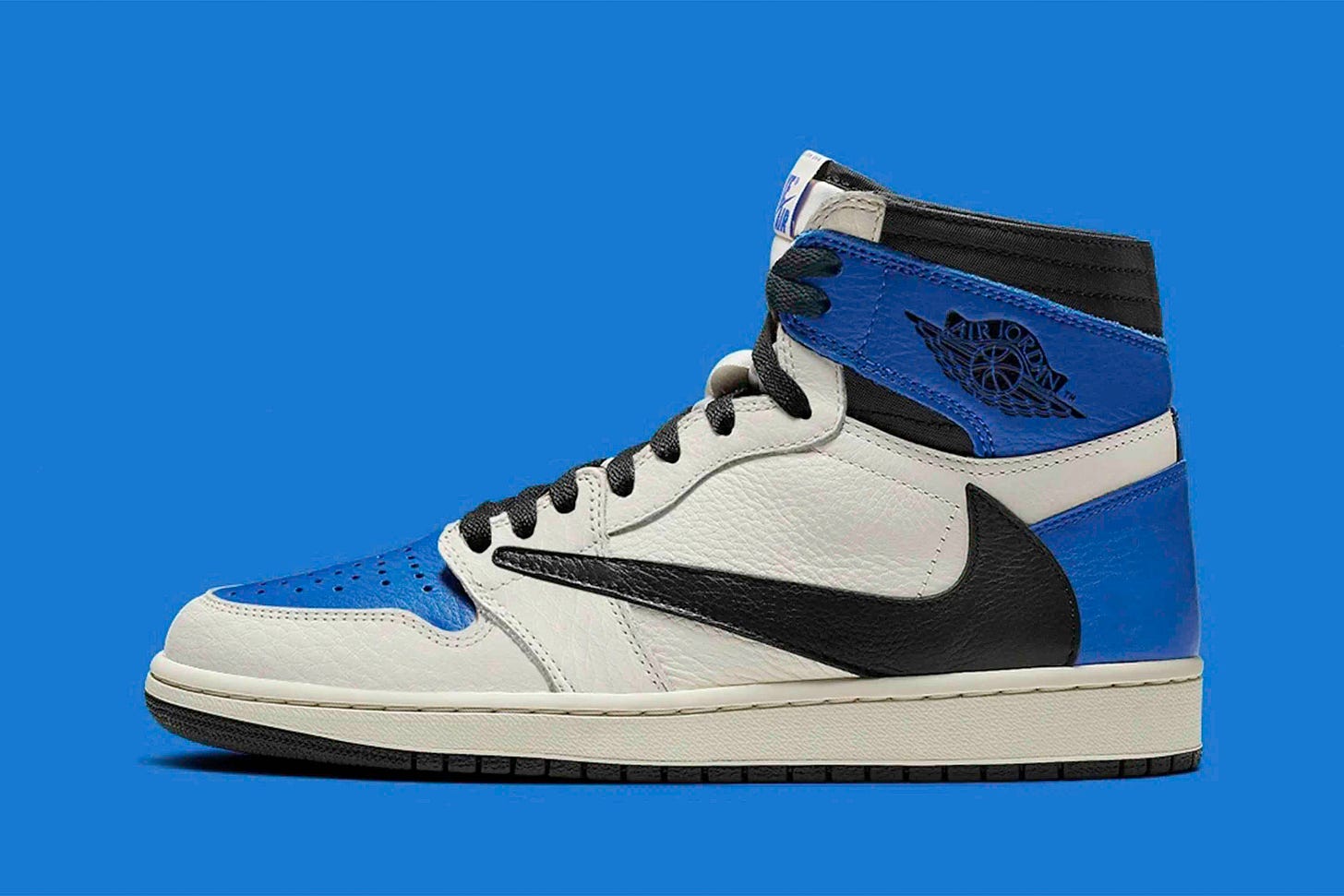 Leaked Images Of Travis Scott x Fragment x Air Jordan 1 Surface Online