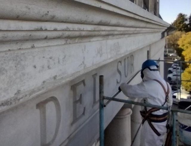 imagen de la noticia: Nueva etapa de restauración de la fachada de Alem