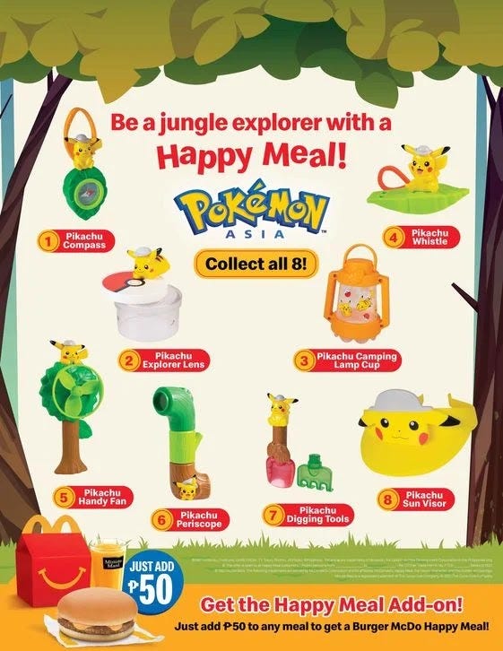 McDonald's Happy Meal McDonald's Happy Meal Pokemon collectibles