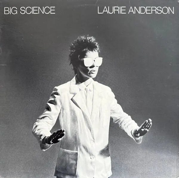 Cover art for Big Science by Laurie Anderson