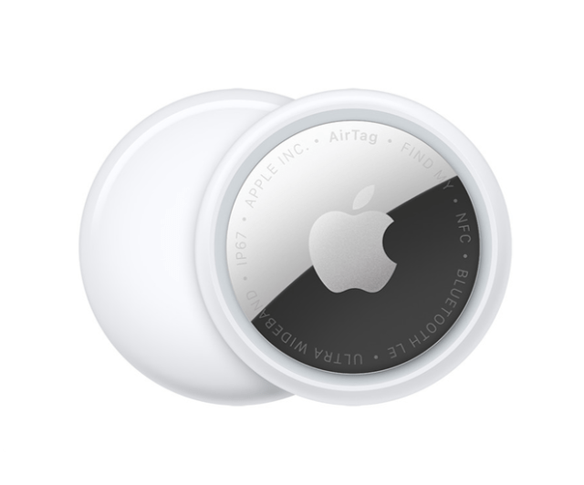 Apple introduced the new AirTag, now with an expanded finding range and a louder speaker. Apple introduced the new AirTag, now with an expanded finding range and a louder speaker.
