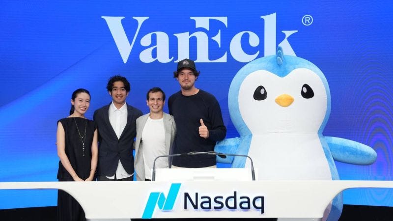 Ringing Nasdaq Opening Bell with VanEck and Pudgy Penguins | Pedro Miranda  posted on the topic | LinkedIn