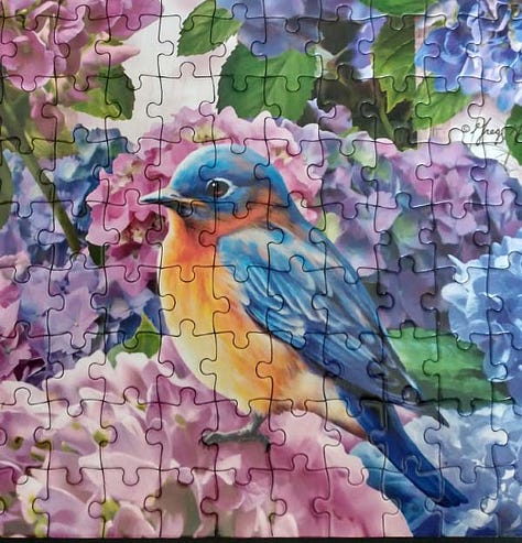 Vermont Christmas Company Cardinals and Friends Jigsaw Puzzle