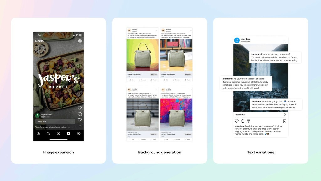 Meta's AI tools for advertisers can now create full new images, not just  new backgrounds | TechCrunch