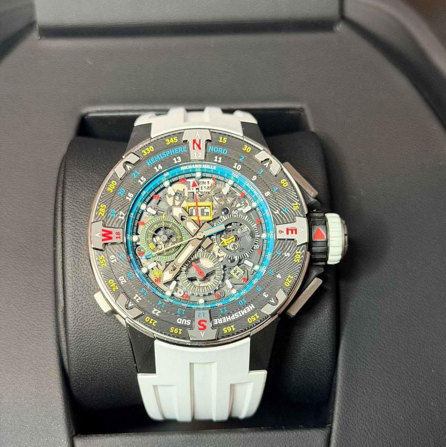 2022 Richard Mille Automatic Winding Flyback Chronograph - Les Voiles de Saint Barth - Limited to 80 Pieces RM 60-01 Listing Image 1 2022 Richard Mille Automatic Winding Flyback Chronograph - Les Voiles de Saint Barth - Limited to 80 Pieces RM 60-01 Listing Image 1