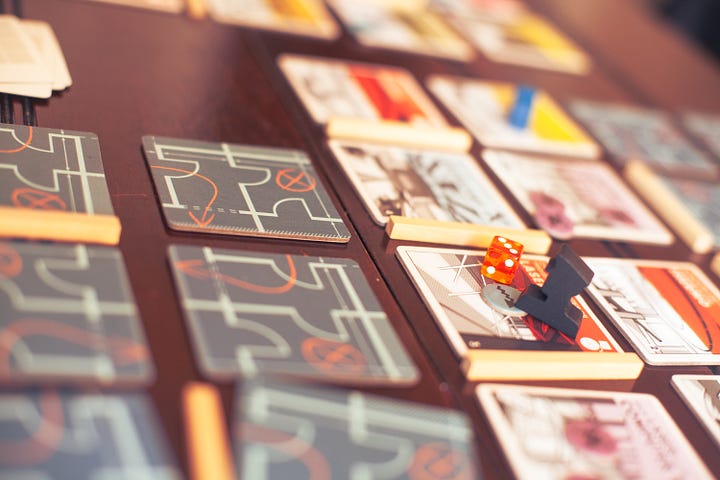 Hot Streak, Daybreak, Sky Team, Cosmic Encounter and Burgle Bros