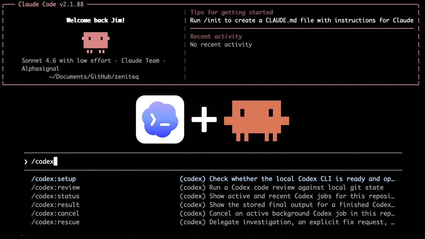 You can now trigger Codex from Claude Code! Here's how