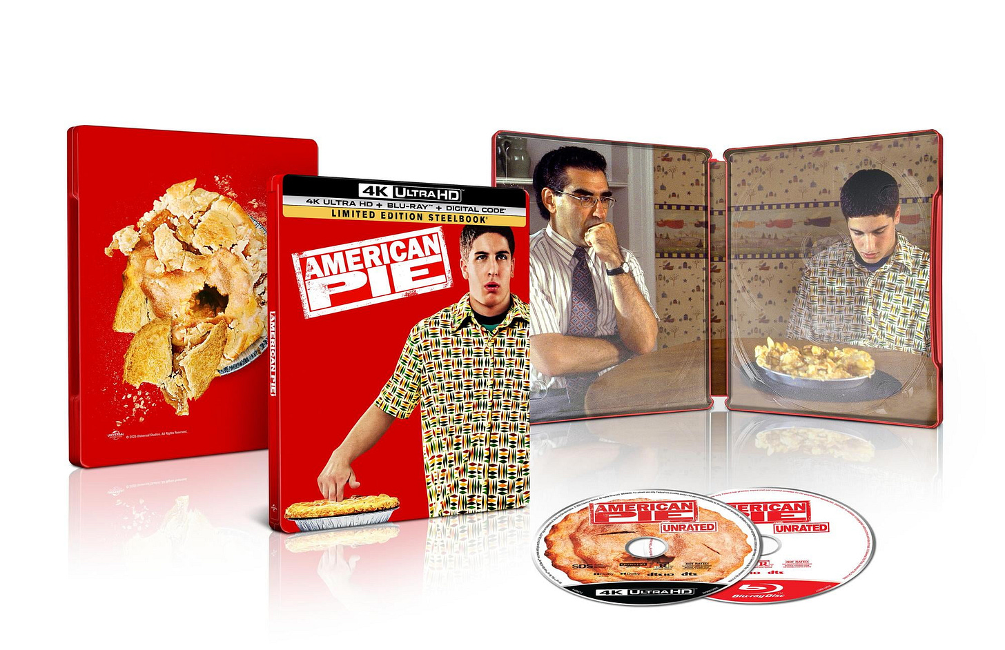 American Pie (Unrated) (Limited Edition Steelbook) (4K Ultra HD + Blu-ray +  Digital Copy) Universal, Comedy - Walmart.com