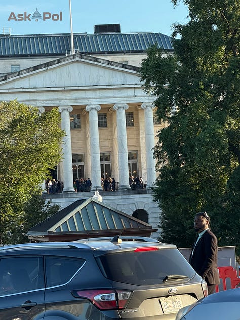 The US Capitol was lively — with parties, protestors and foreign presidents — the last day the House was in session through the November elections.