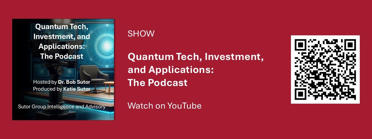 Quantum Tech, Investment, and Applications: The Podcast - YouTbe