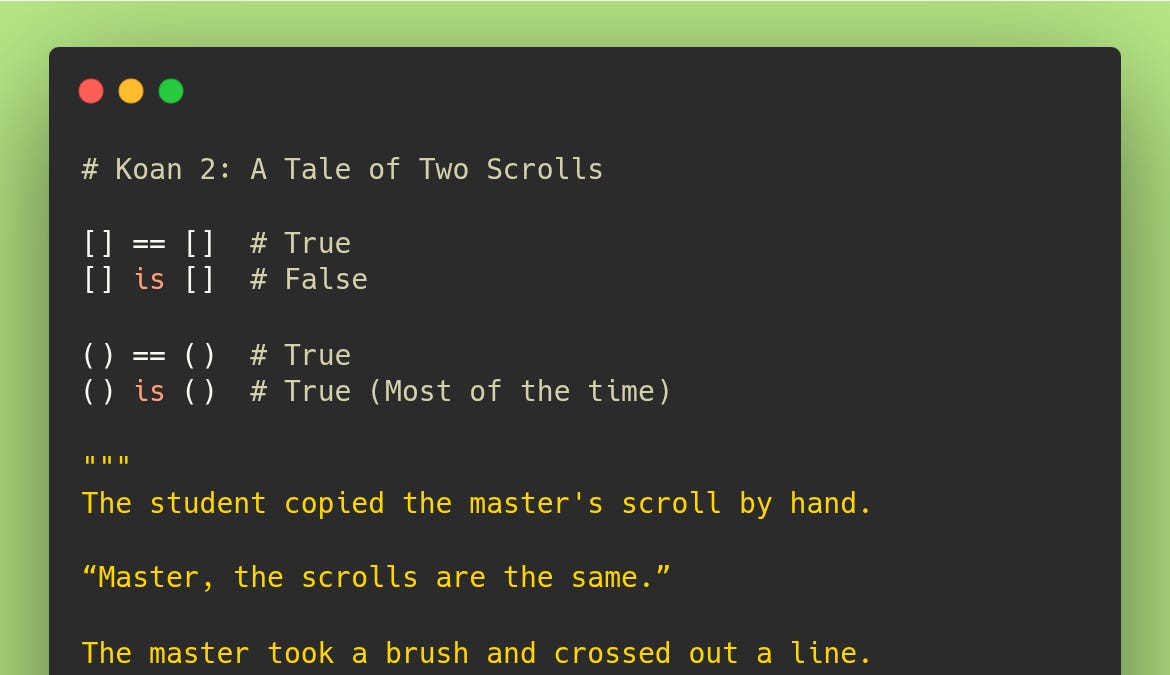 Koan 2: The Tale of Two Scrolls