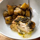 PESCADO EN SALSA DE PUERROS