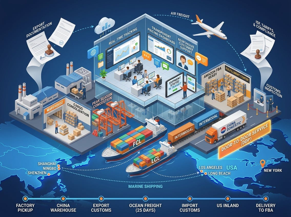 Isometric logistics hub with warehouses, cranes, ships, trucks, planes, and a central operations center with dashboards. Isometric logistics hub with warehouses, cranes, ships, trucks, planes, and a central operations center with dashboards.