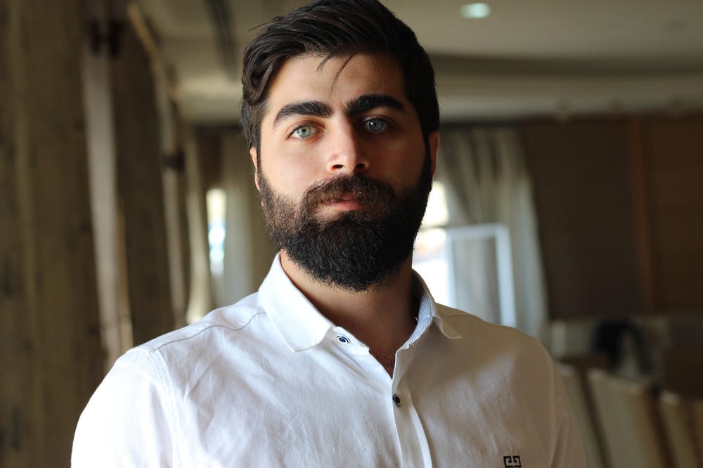 Portrait of Majd Drebati talking about Headbanging in the Streets of Syria