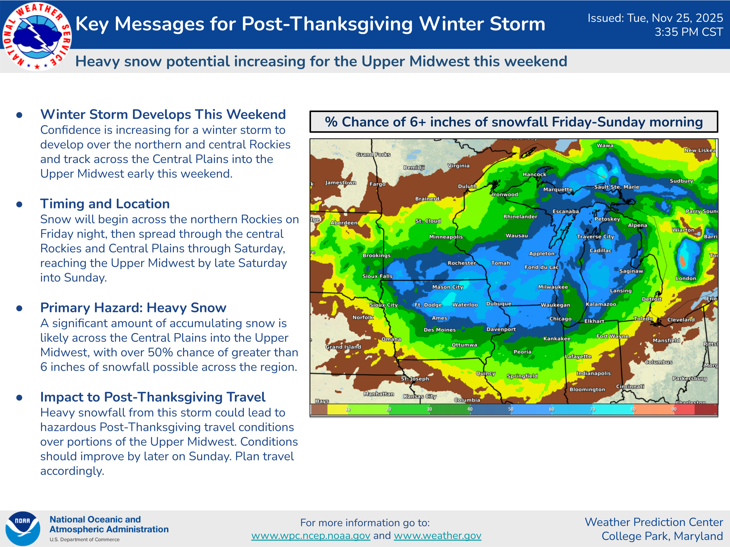 Blizzard conditions now anticipated in the upper Midwest tonight into ...