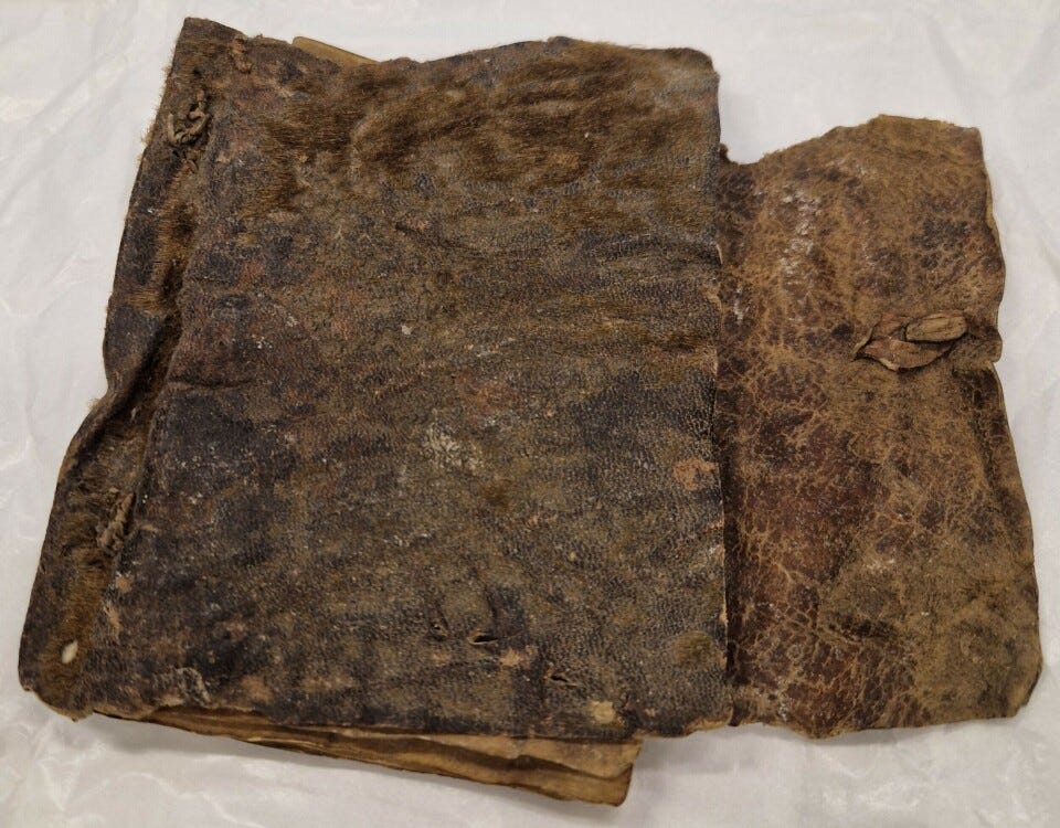 A 13th-century manuscript bound in seal skin may be Norway's oldest book