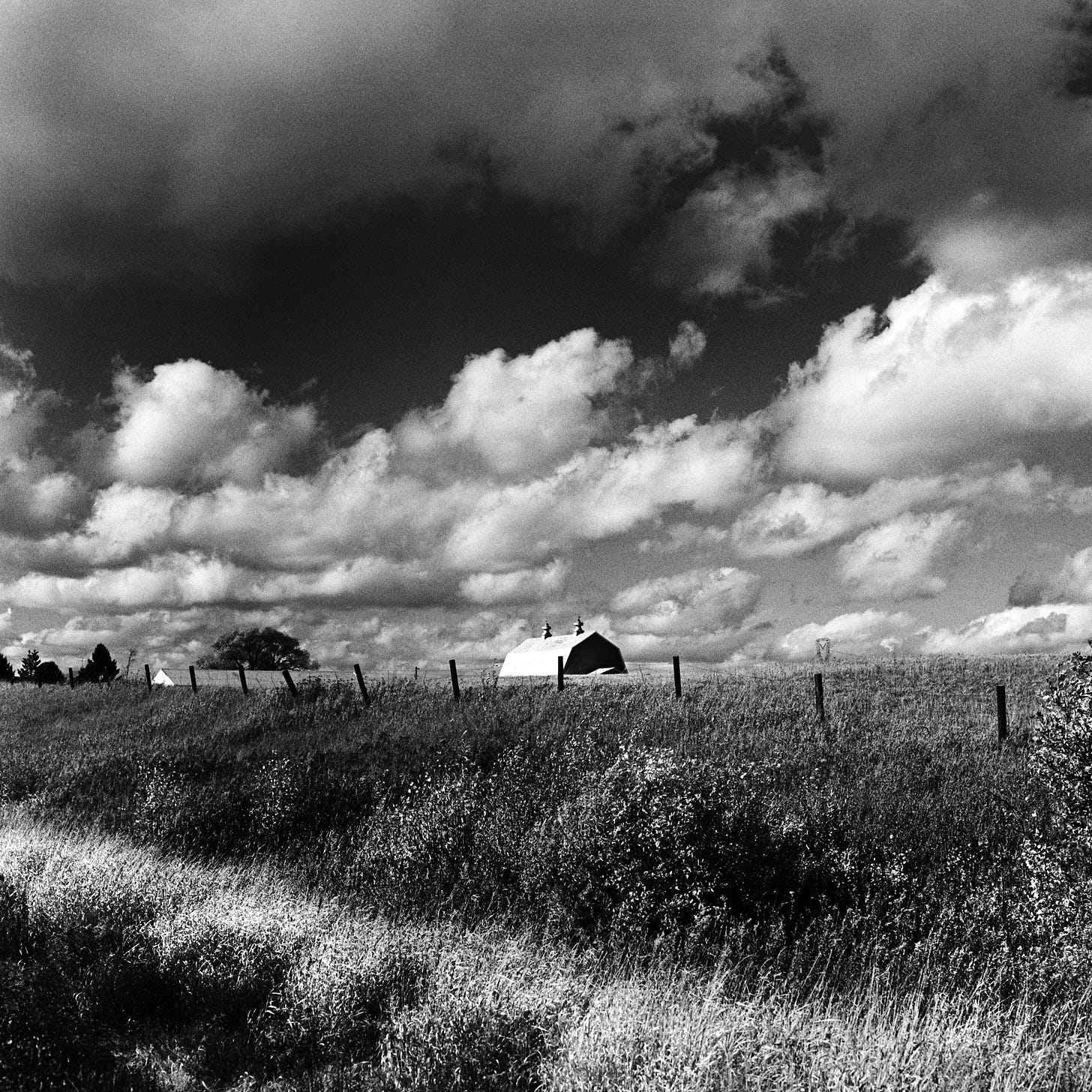 Barn over the hill