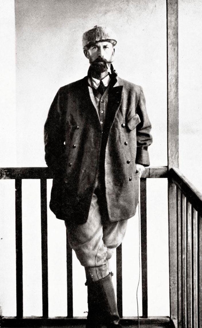 Percy Fawcett, who disappeared 100 years ago today and was never seen again whilst on an expedition into the Amazon Rainforest looking for a lost city he referred to as “Z”. May 1925,