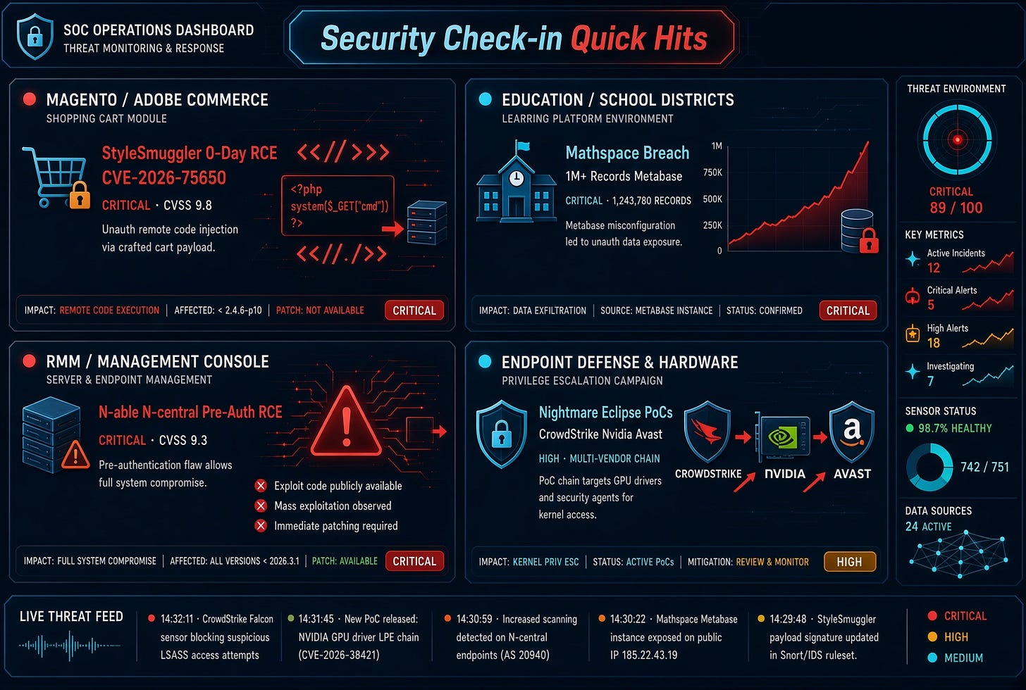 Security Check-in Quick Hits: Magento Zero-Day RCE, Mathspace Education ...