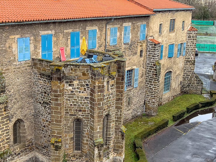 The church and convent accommodation for pilgrims