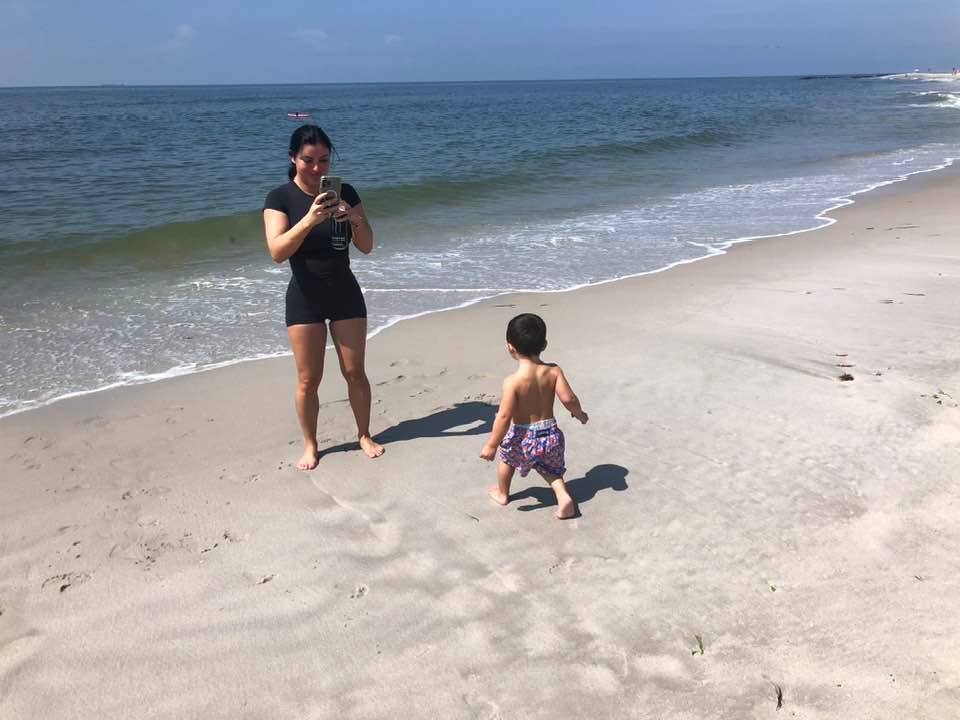 May be an image of 2 people, ocean and beach