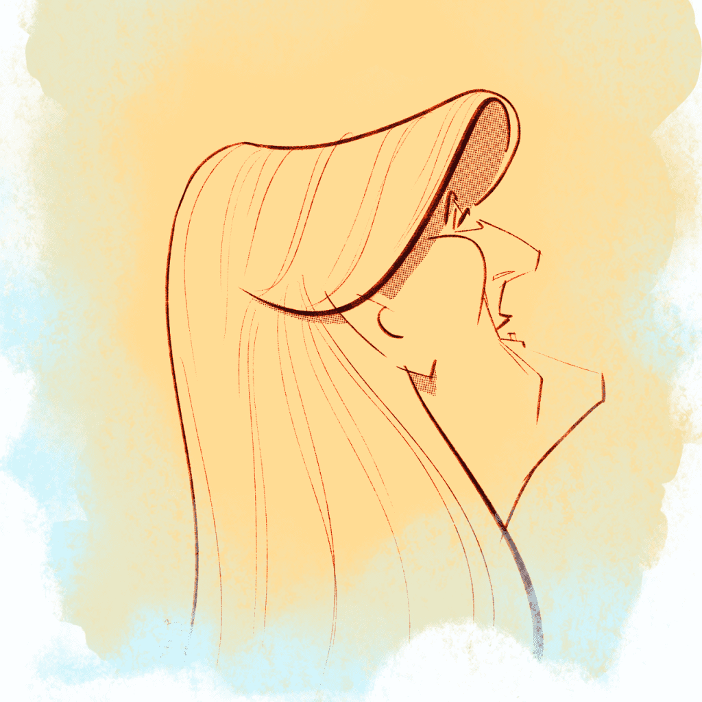 An ill of an old lady on meth