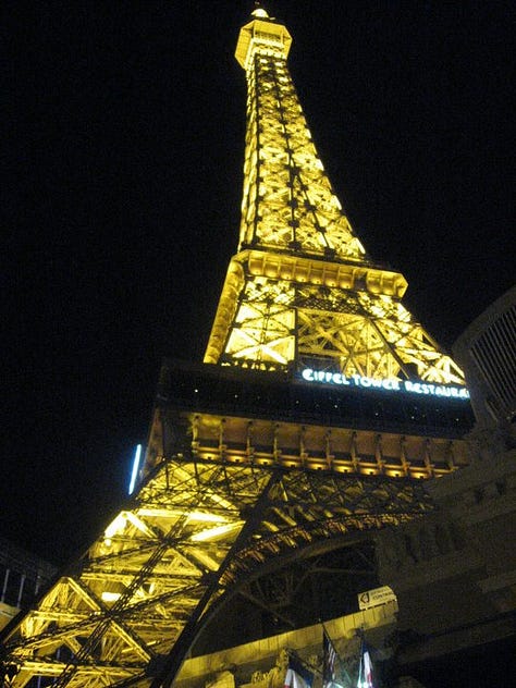 Compliation of photos ofthe Las Vegas strip taken in 2011