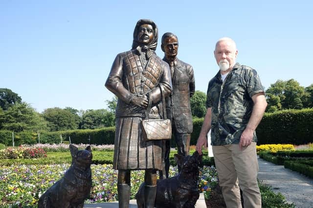 Antrim and Newtownabbey Borough Council defends statue commemorating late  Queen in Antrim Castle Gardens after mixed reviews