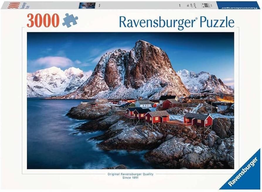 Ravensburger Hamnoy, Lofoten 3000 Piece Jigsaw Puzzle for Adults - 17081 |  Premium Quality, Durable Blueboard | Unique Handcrafted Tooling | Perfect  ...