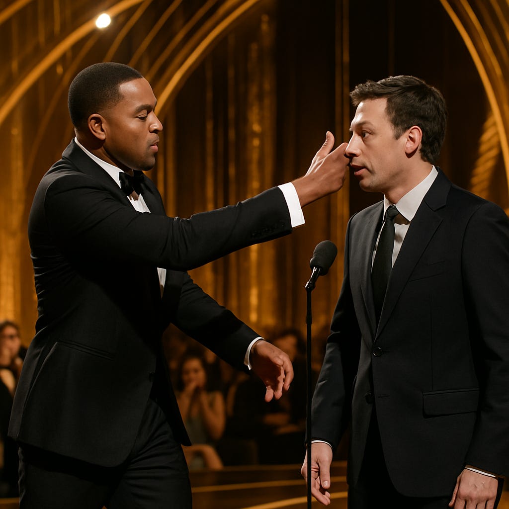 Award Show Confrontation Moment