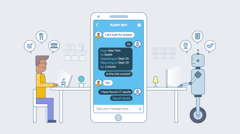 Un paiement par discussion instantané avec ... un bot ! | synalcom.fr