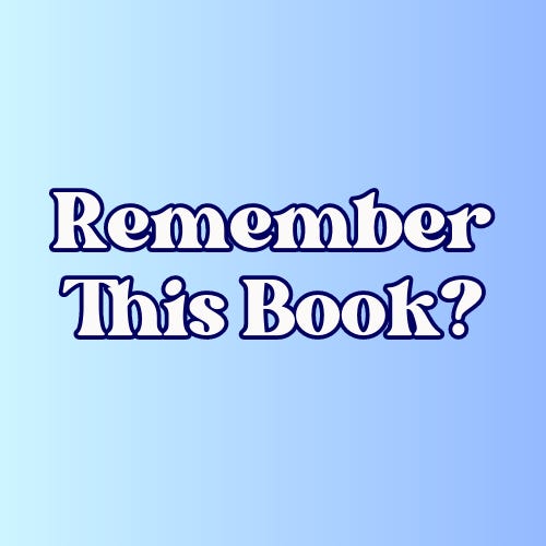 Remember This Book?