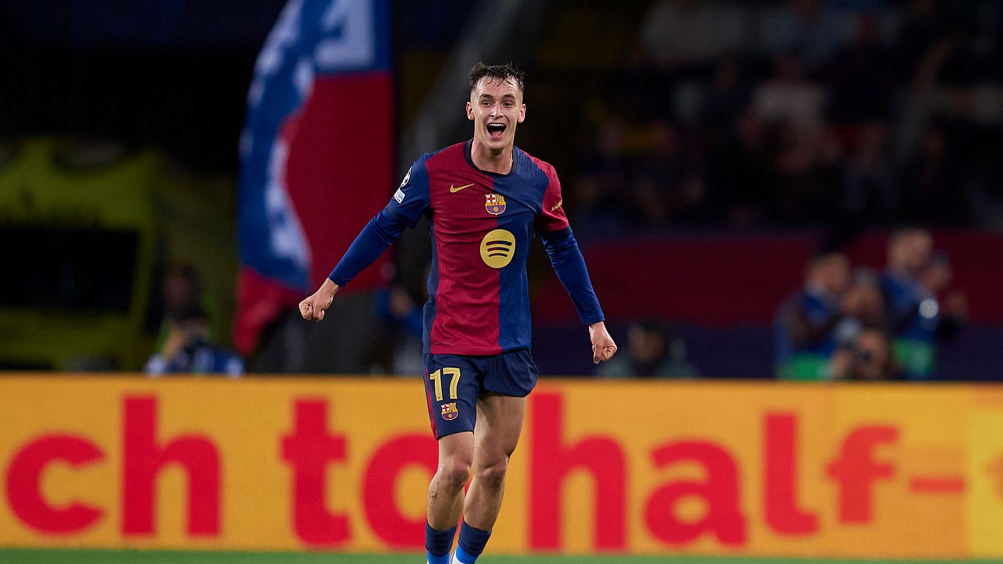 Marc Casadó, el correcaminos del Barcelona! Ningún azulgrana hizo más  kilómetros que él en la Champions League | Goal.com Espana