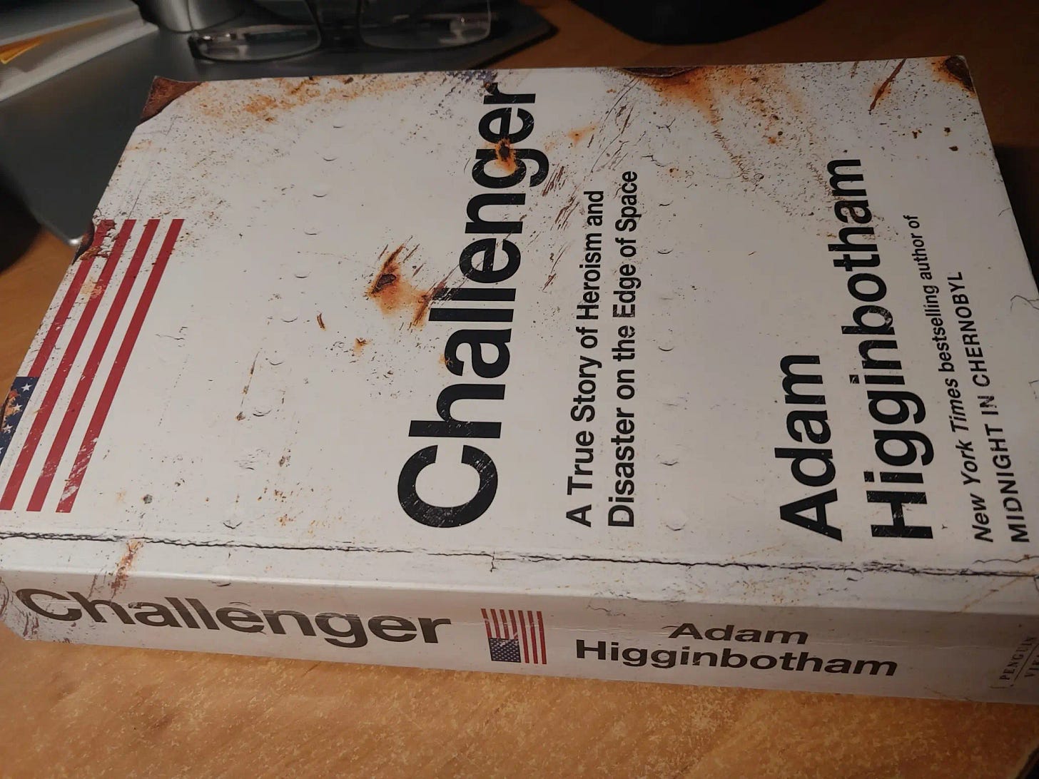 The cover of "Challenger" paperback