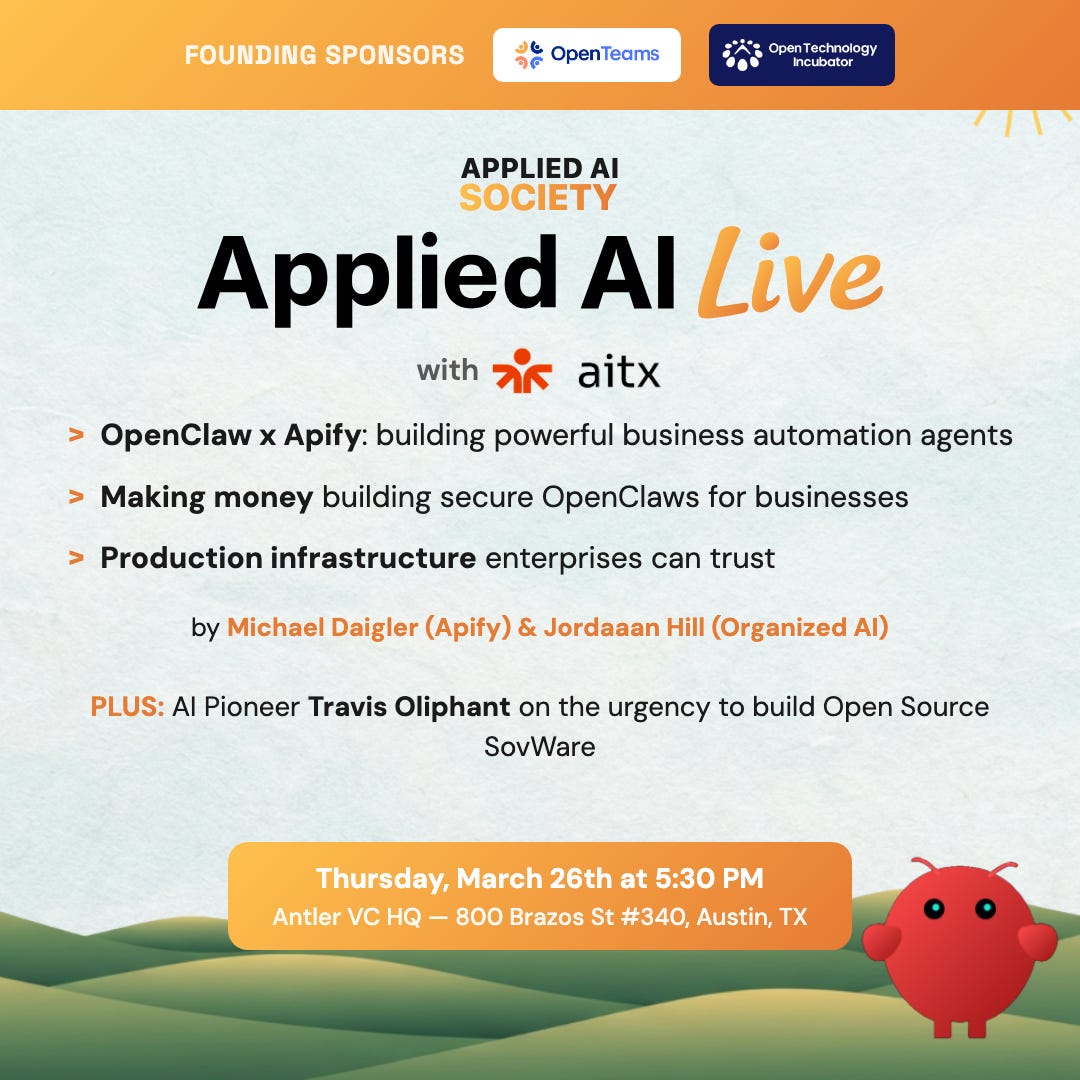 Applied AI Live #3 Flyer
