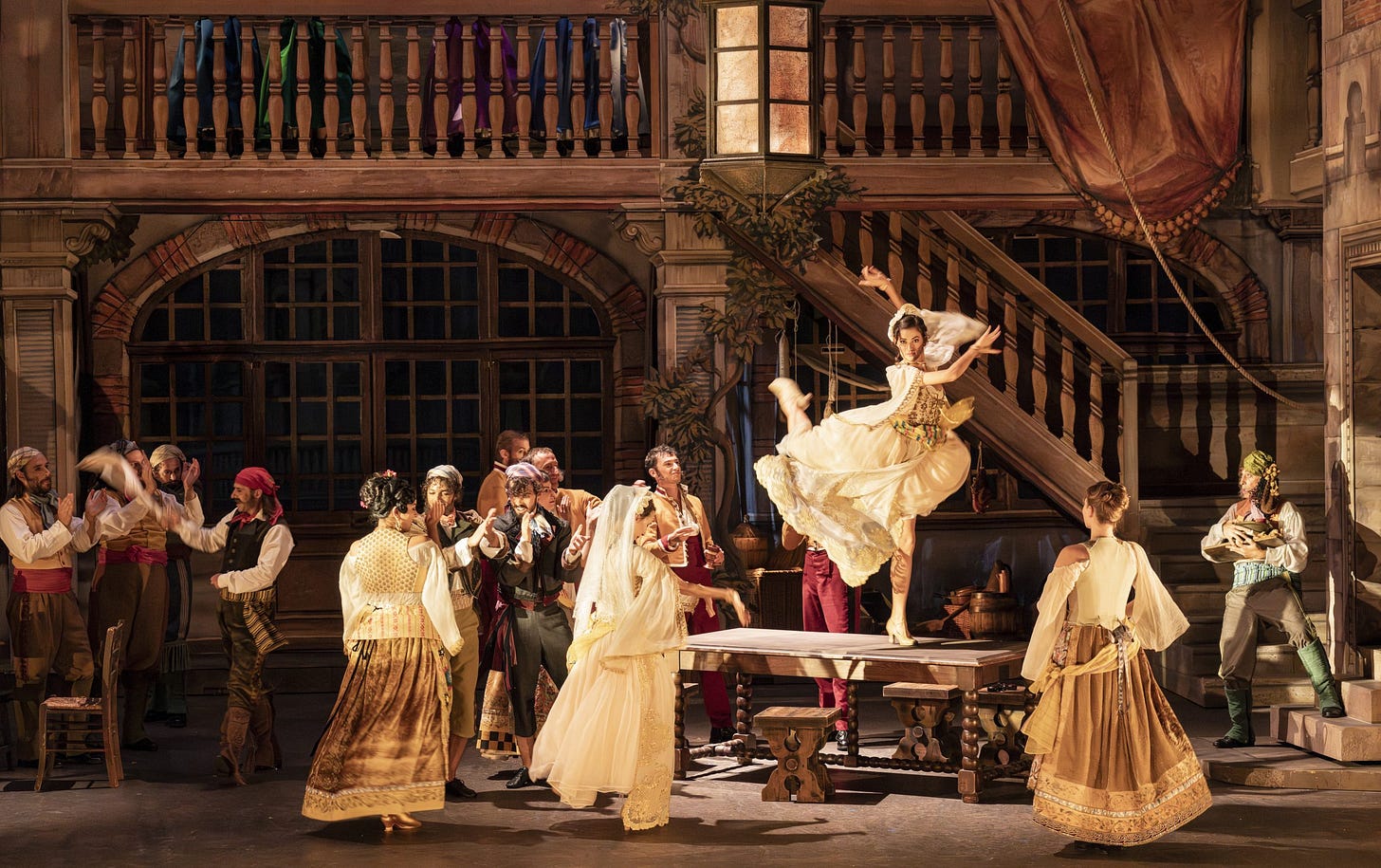 The same Act 2 scene as above, but in Romain Gilbert's Rouen production