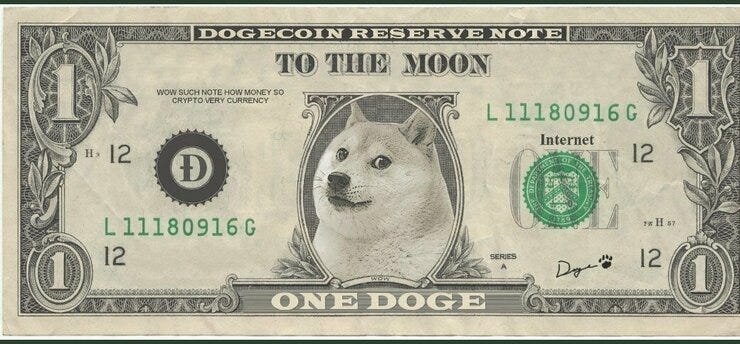 Doge's utility as digital cash means it will shine in the new online creator's economy