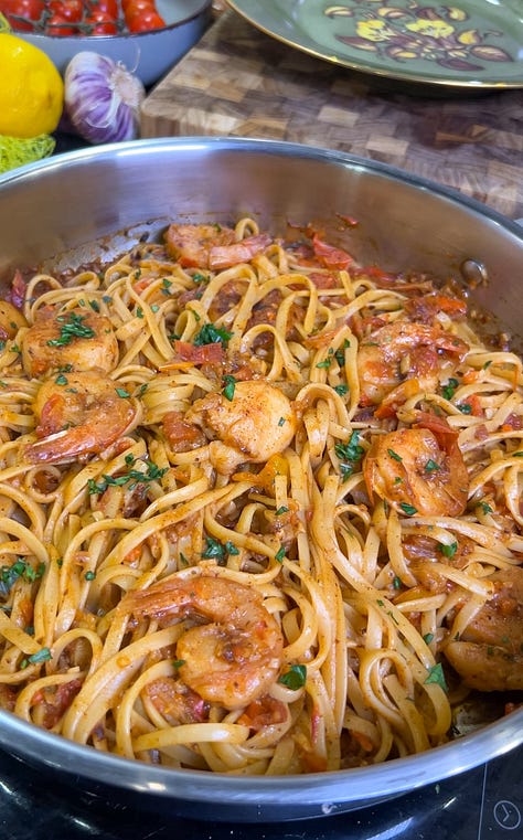 Gallery of different stages of the cooking process