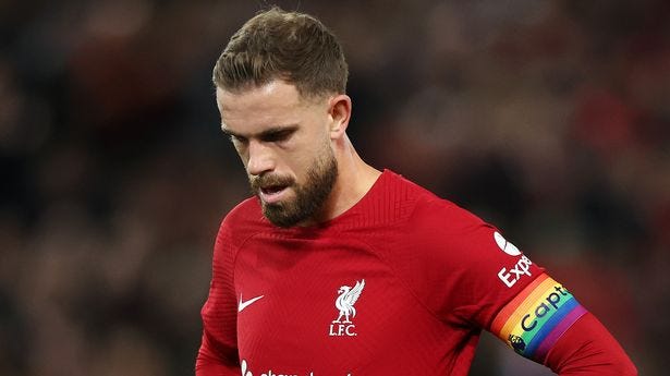 Liverpool captain Jordan Henderson sent warning by England LGBT group ...