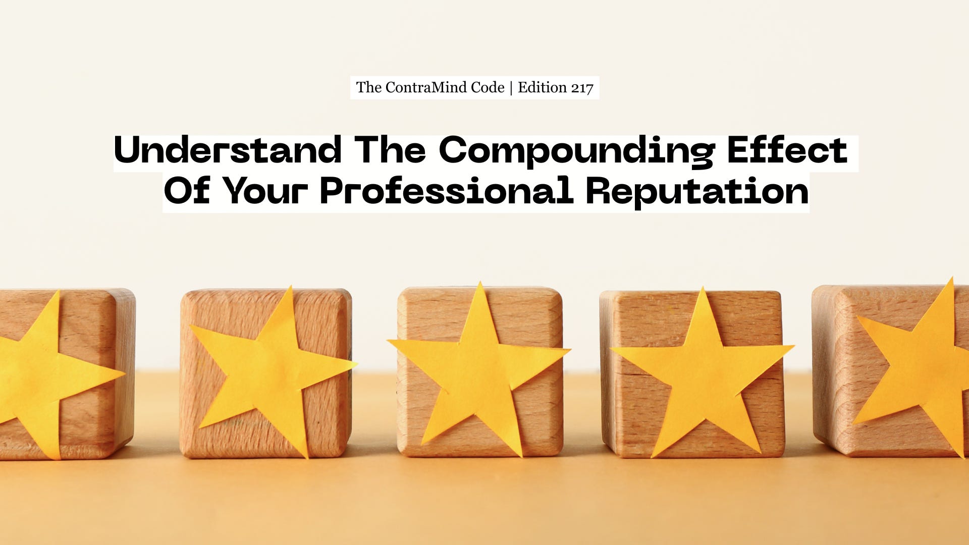 Compounding Effect Image Understand The Compounding Effect Of Your Professional Reputation.