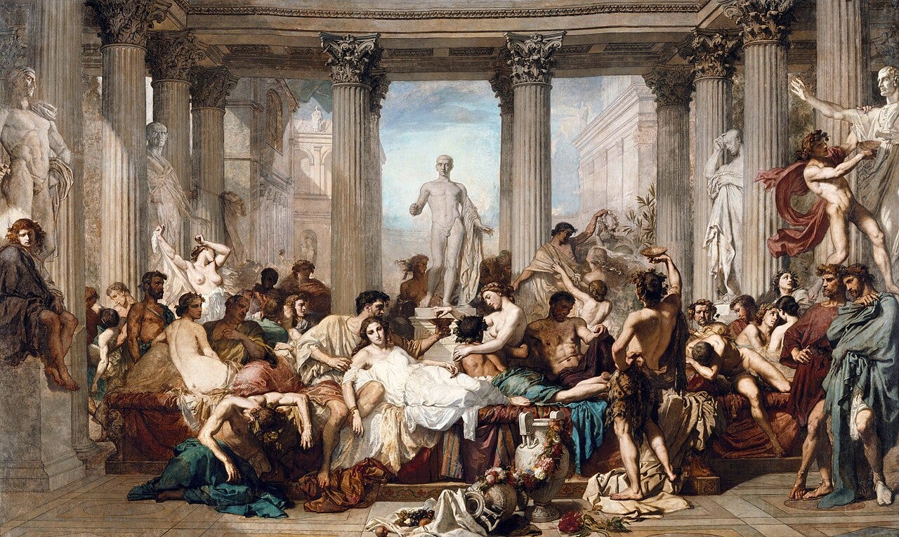 Les Romains de la décadence — Wikipédia Les Romains de la décadence — Wikipédia