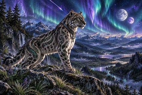 Hors, hawk, wild cat and whisper wolf Migalies with Jynx.
