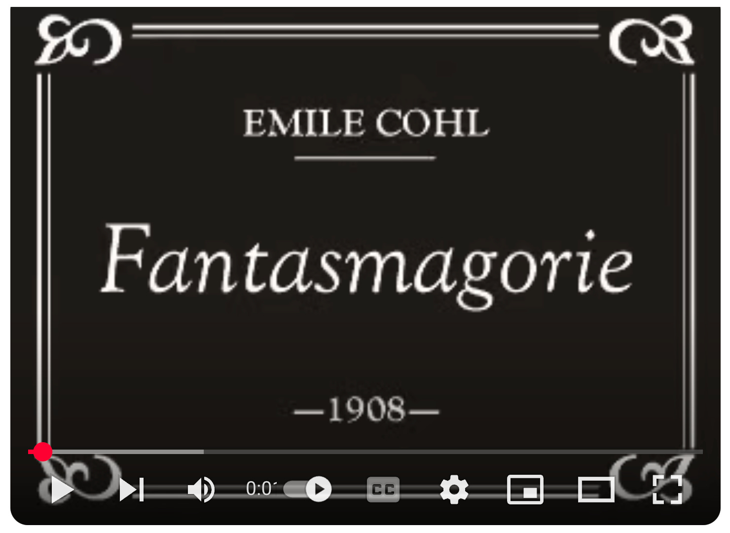 Émile Cohl, Fantasmagorie, 1908 - by Johanna Drucker