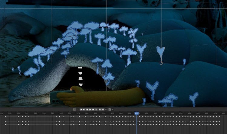 Grease pencil in edit mode