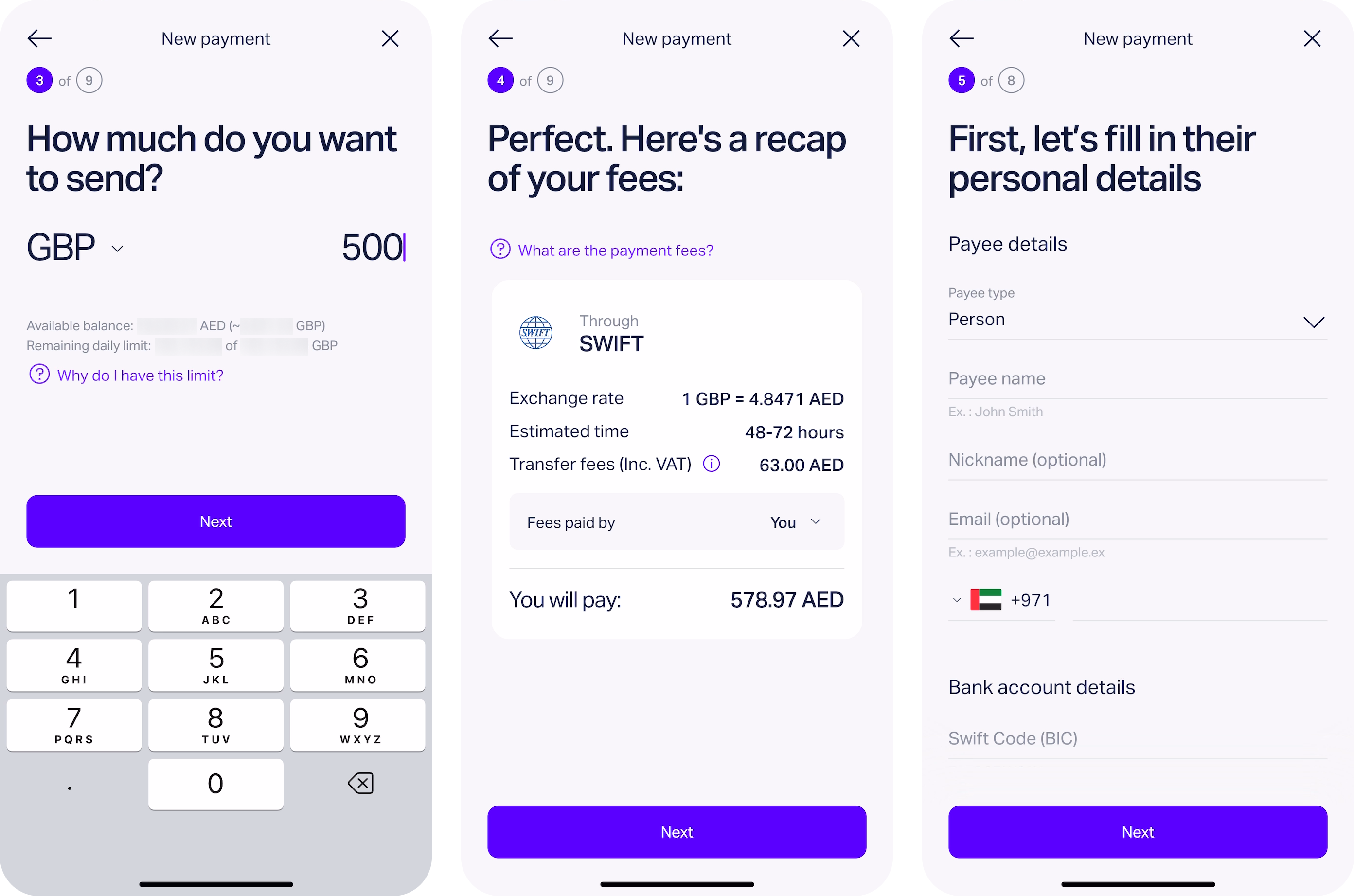 🌎⚡️ > 2mins international transfers (UAE>UK) | In-depth review of Careem  Pay, WIO & Wise transfers