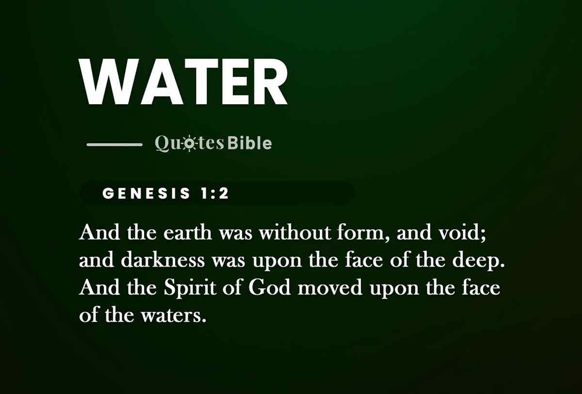 Water Verses From The Bible — Divine Refreshment: Finding Strength In Water  Verses From The Bible