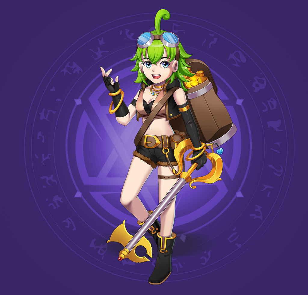 lady pepper NFT for play to earn game pepper attack